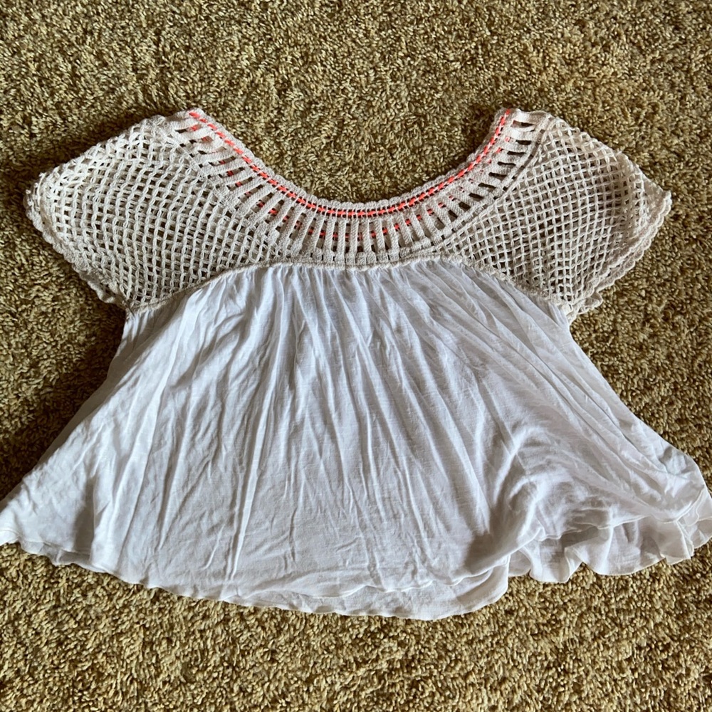 American Eagle Crochet Crop Top